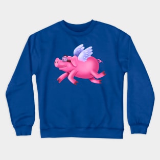 Flying Pig Crewneck Sweatshirt